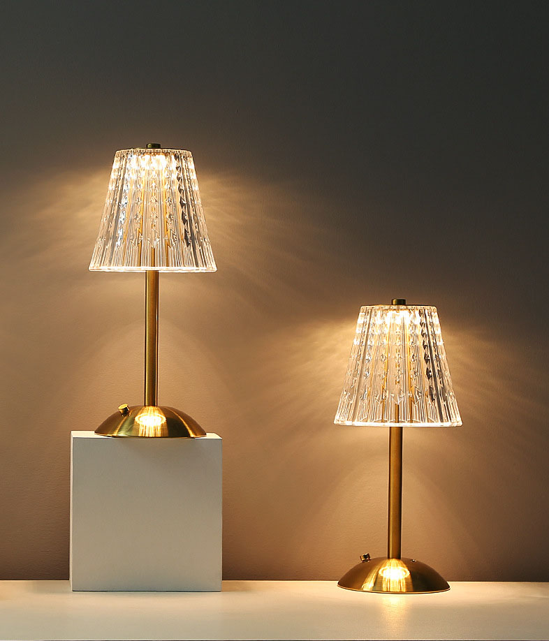 Tischlampe Schlafzimmer, Nachttischlampe Licht Luxus Diamant Kristall Lampe hoch-Ende-Atmosphäbetreffend Lampe Ladung berühren kleine Nachtlampe