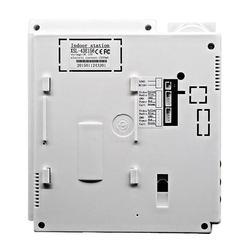 4.3 "Tft Kleur Video Deurtelefoon Intercom Systeem Video Deurbel Indoor Monitor Unit Met 25 Ringtone Voor Home Appartement veilig V43