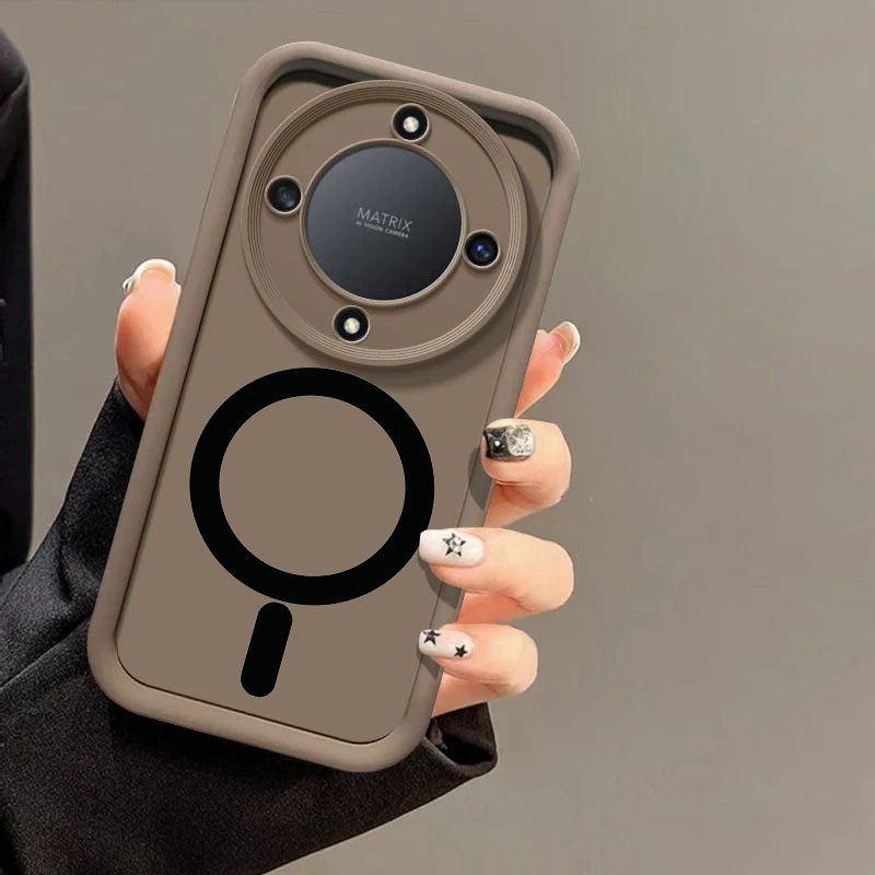 Voor Honor X9B 5G Case Honor X8B X7B X9A X8A X7A X6A X9 X8 X7 X6 X5 Plus 4G 5G Telefoon Anti Fall Stofdicht Behuizing Patroon 1: Canvas / Paars