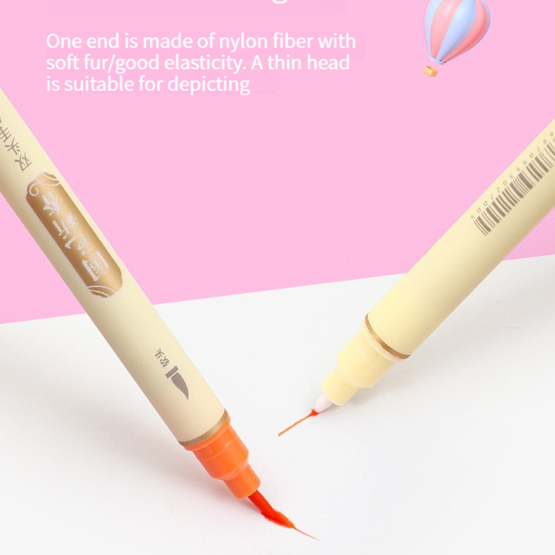 30 Farben Dual Spitze Marker Stifte, Flosse eliner und Aquarell Pinsel Stifte für Kunst skizzieren Kalligraphie oder Zeitschriften Zeichnung Färbung