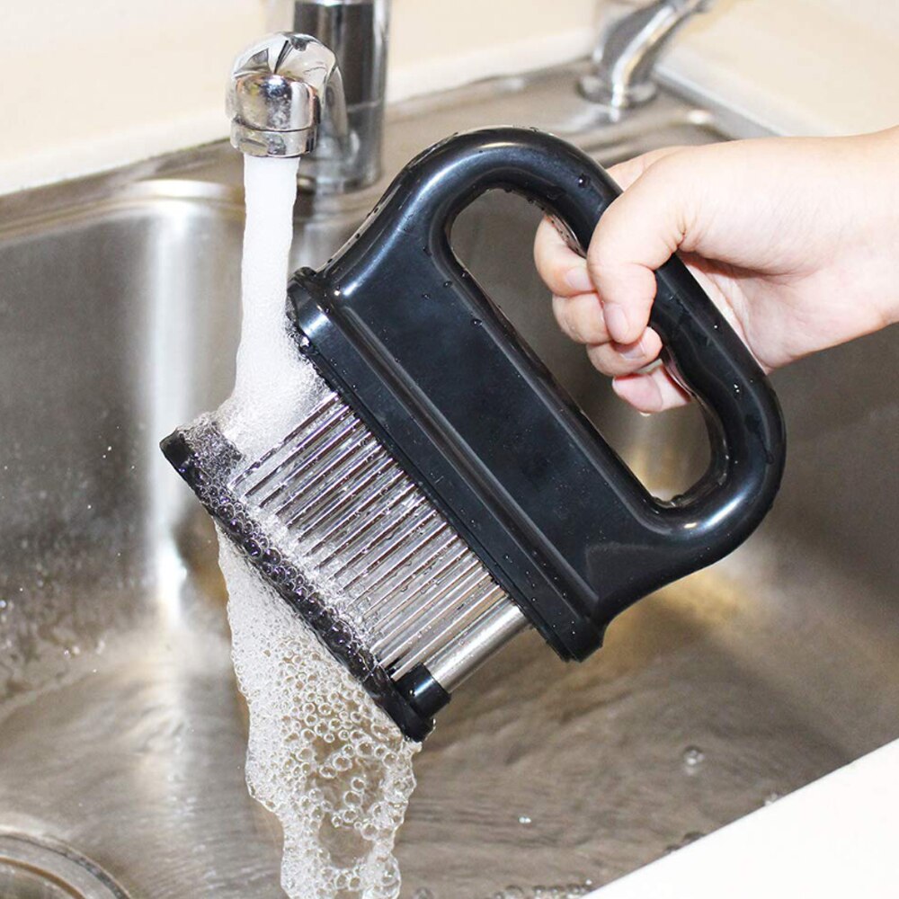 Meat Tenderizer 48-Blades Stainless Steel Tool for Tenderizing Beef Turkey Chicken Steak Pork Christmas Cooking Set