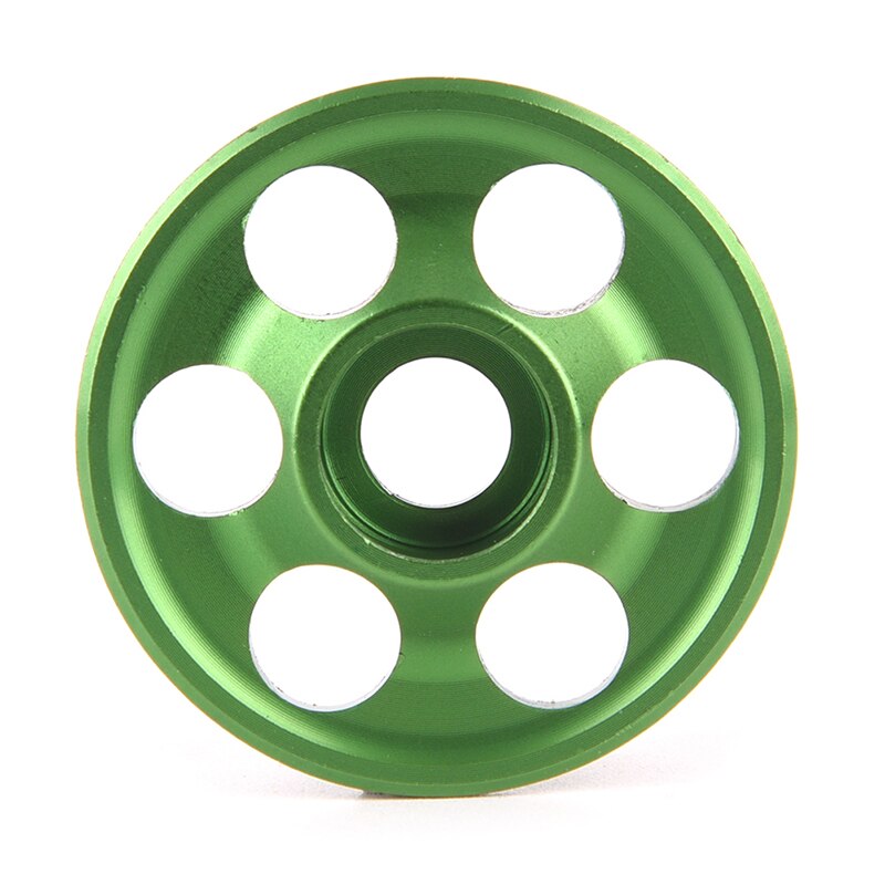 One Piece Colorful Ultra-light Bicycle Headset Top Cover Mtb Road Mountain Bike headset stem Top Cover Cap: Green