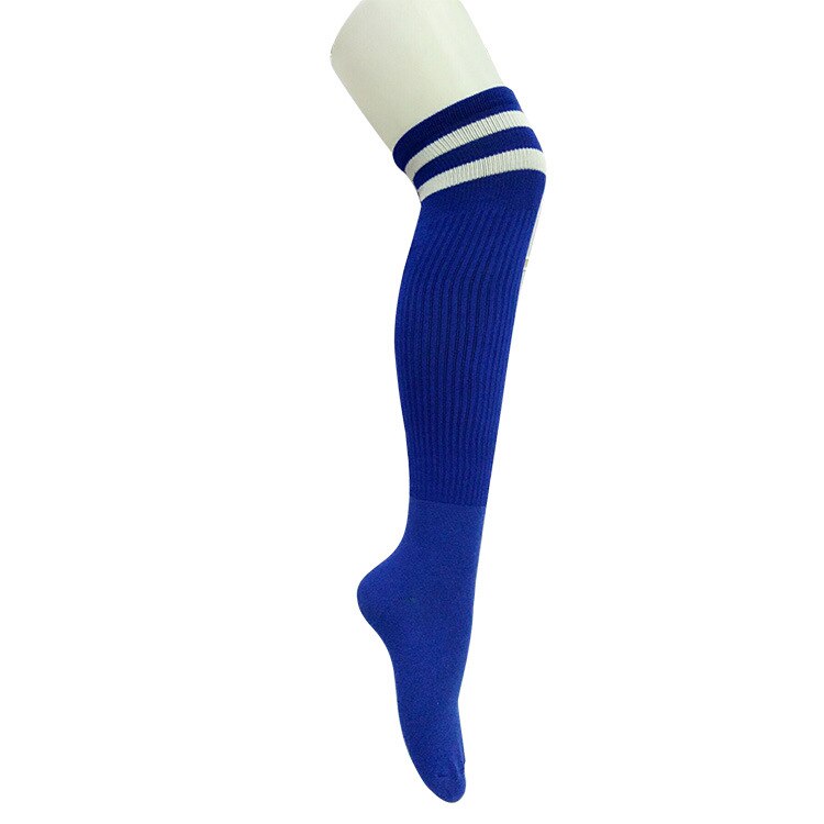 Sports Adult Kids Soccer Socks outdoor Football Quick Drying Breathable deodorizelite Cycling thin Long Socks: blue / for Kids