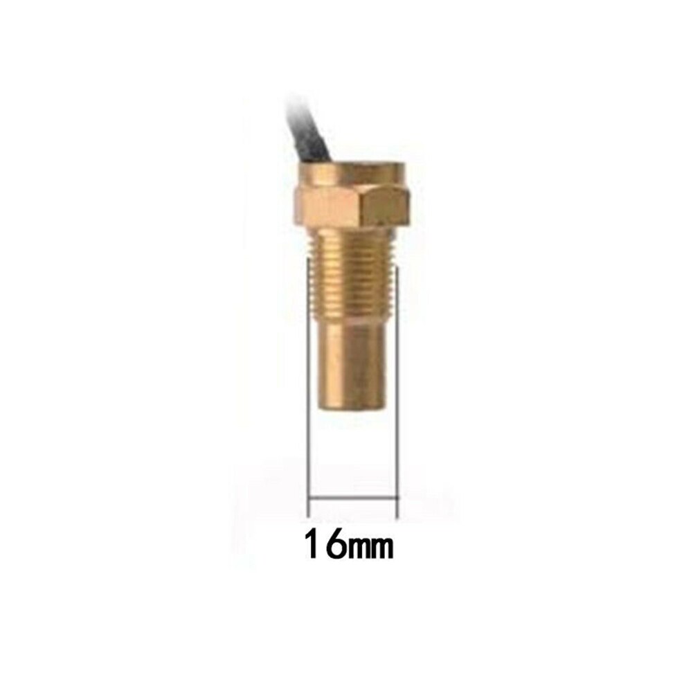 Universele 16 Mm 12/24V Auto Digitale Water Temperatuur Gauge Kit Temp Sensor Plug Voor Auto Motor Water temp Gauge Meter Sensor