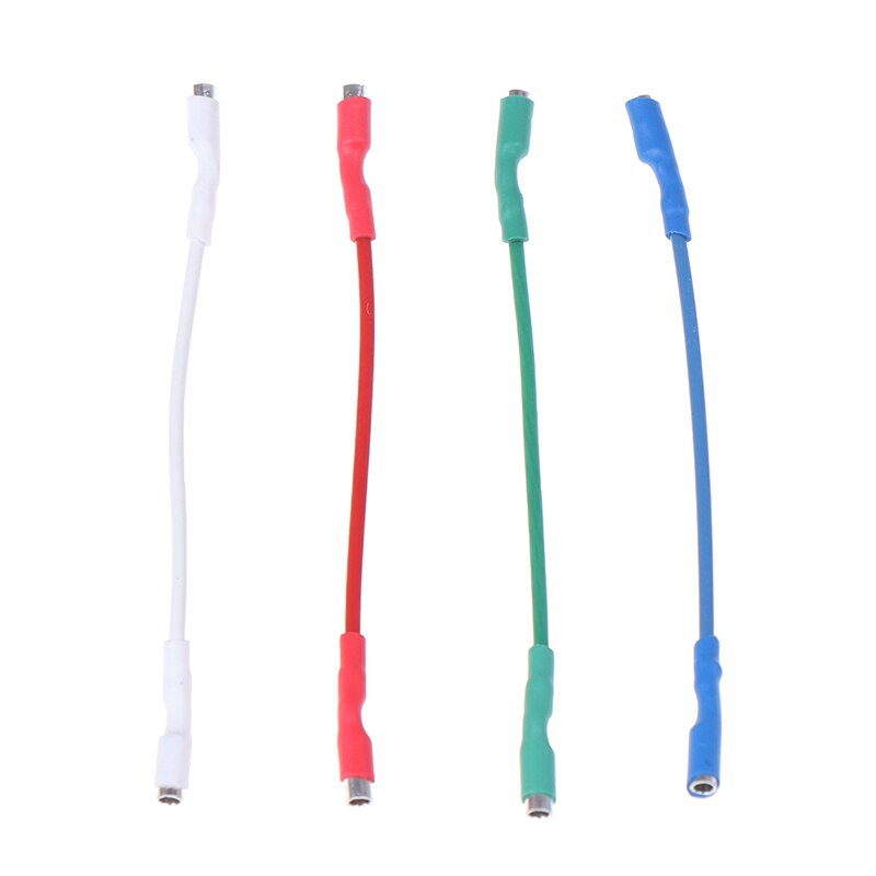 Cable de plata pura 5N de 50mm, Cable Universal para clavijas de 1,2-1,3mm, tocadiscos, carcasa de cabeza de Phono, 4 Uds.