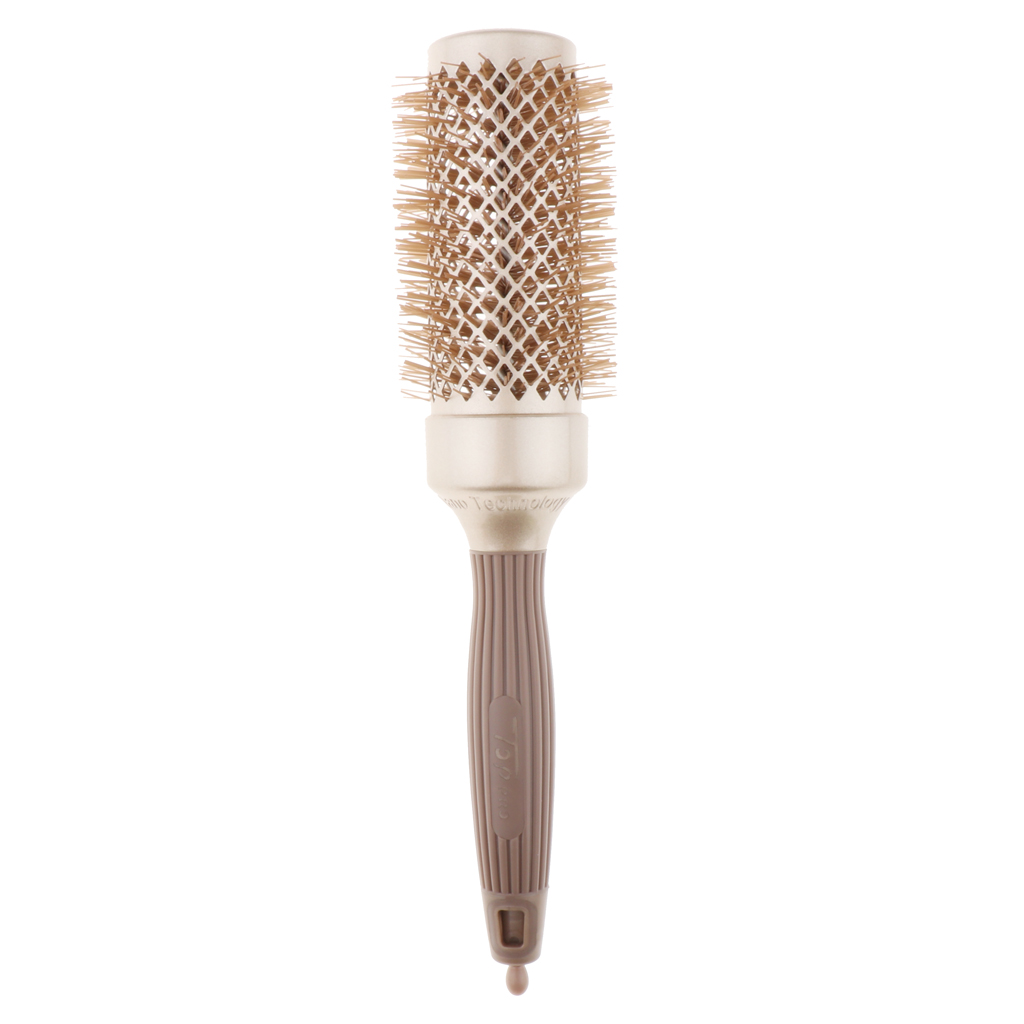 Round Styling Hair Brush Blow Dryer & Curling Roll Hairbrush with Portable Handle for Women and Men Round Ceramic Hair Brush: 04