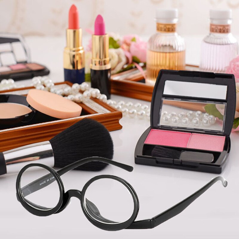 Olnylo dames make-up leesbril draaibaar vergrootglas flip make-up bril presbyopisch  +1 +1.5 +2.0 +2.5 +3.0 +3.5