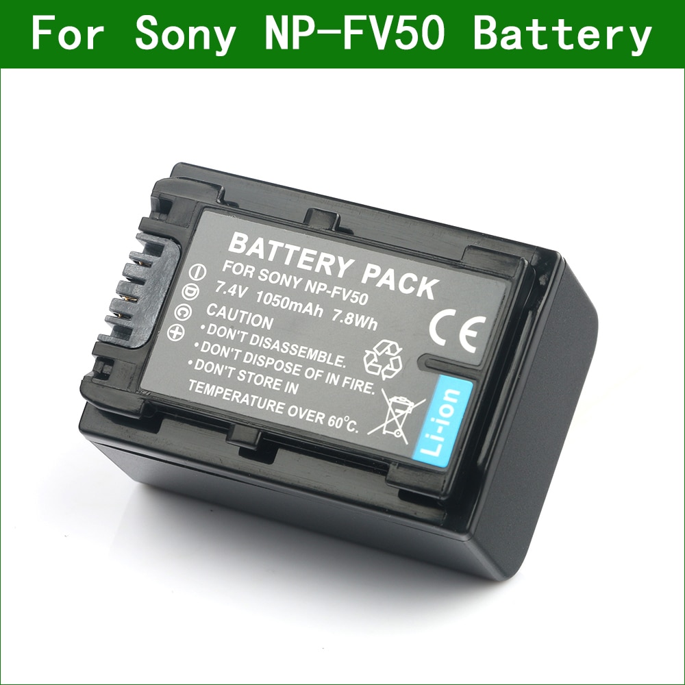 NP-FV50 NP FV50 NPFV50 Digital Camera Battery + Charger for Sony NP FV30 FV40 FV70 FV100 FV50A FV70A FV100A DCR SR15 SR21