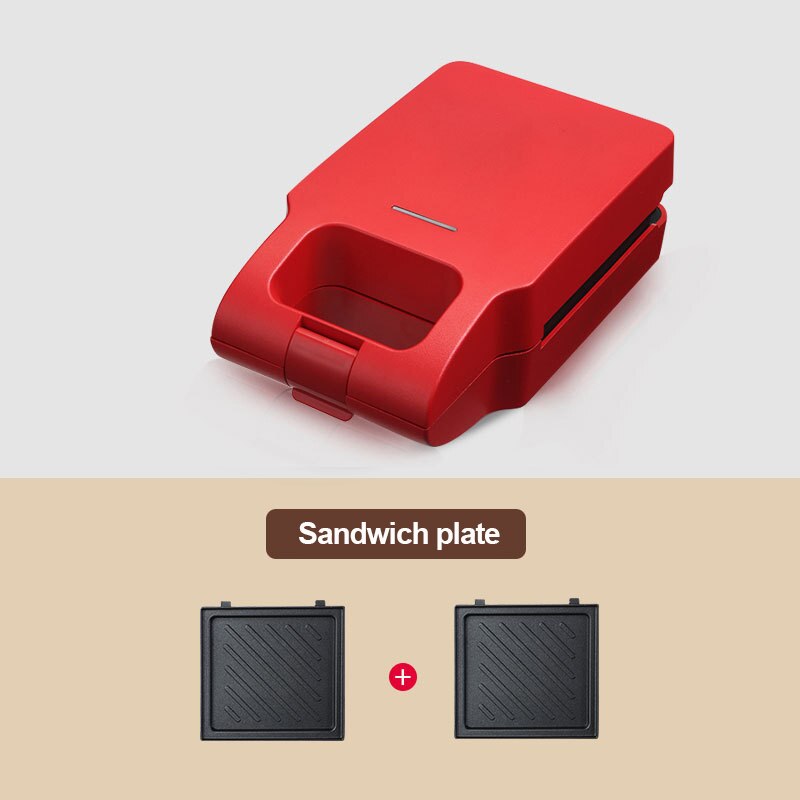 220V elektryczny opiekacz robić kanapek mini gofrownica toster robić pieczenia lampa wielofunkcyjna jedzenie śniadanie maszyna naleśnik kanapka
