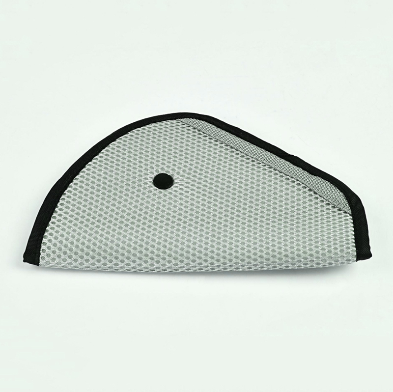 universell sikkerhetsbeltetrekk til låve til bil auto barnesetebelte trekant polstring skulderholder myk justerbar: beige