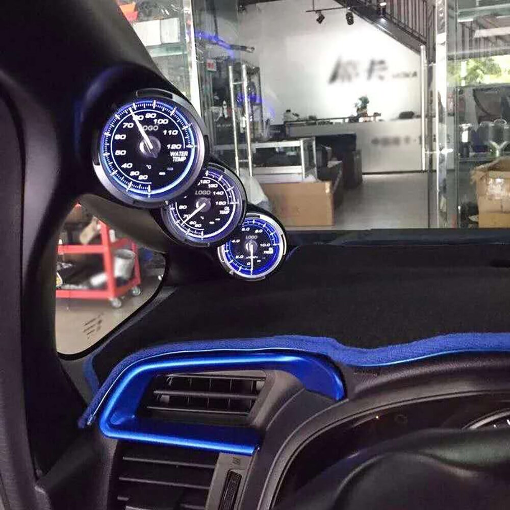 Universal Defy C2 Car Gauge 62MM 2.5inch Turbo Boost Water Temp Oil Temp Oil Pressure Volt Vacuum Guage Tachometer With Sensor