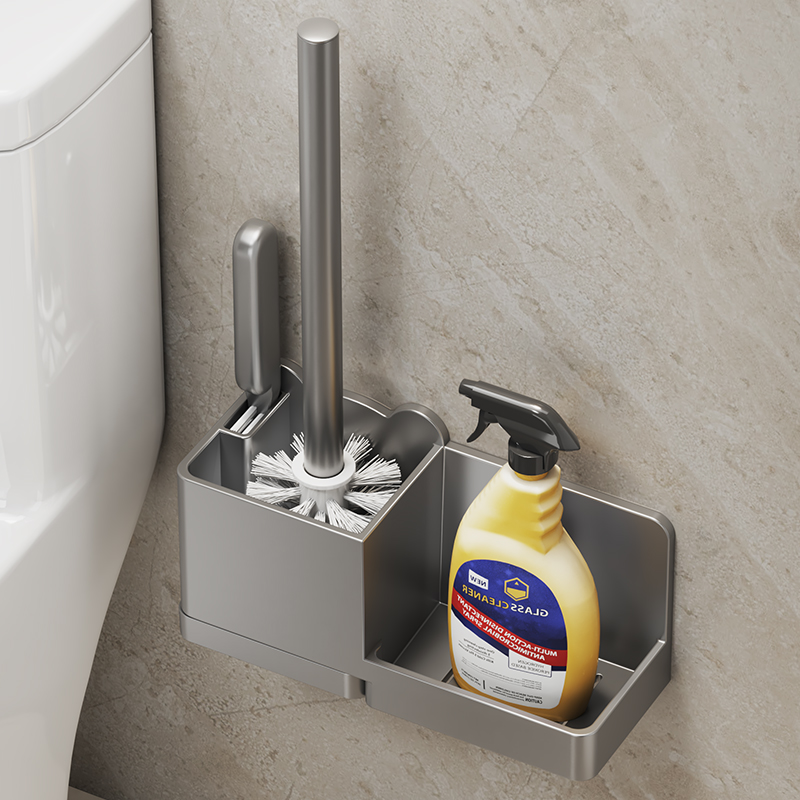 toilet brush household no dead angle wall-mounted toilet brush toilet artifact toilet cleaning toilet brush