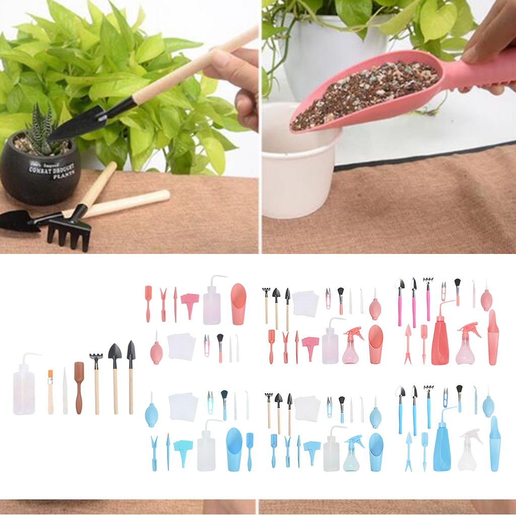 1 Set Mini Garden Transplanting Kits Gardening Hand Tools for Succulent Bonsai