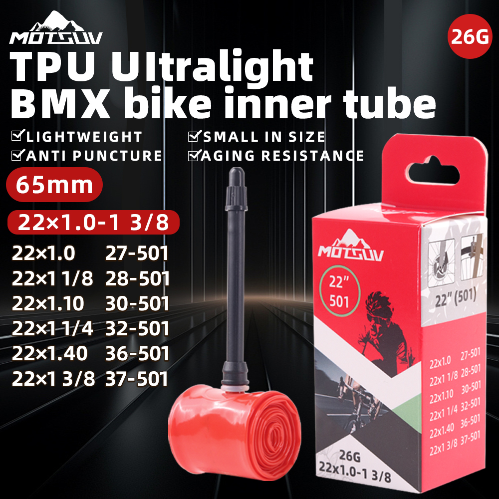 Tubo interior de TPU ultraligero para bicicleta de montaña, piezas de tubo interior de neumático de bicicleta de carretera, válvula francesa de 16 pulgadas, 18 pulgadas, 20 pulgadas, 22 pulgadas, 24 pulgadas, 26 pulgad: Blanco