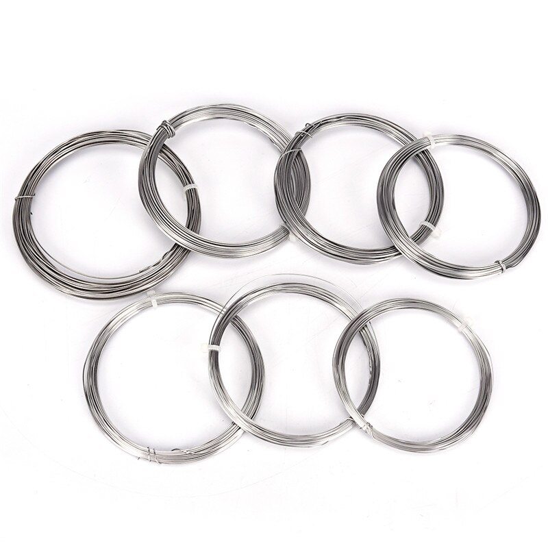 10M Nichrome Electric Heating Coils Premade Coil Resistance/heating Wire For Atomizer Diameter 0.15/0.2/0.25/0.3/0.5/0.6/0.75MM