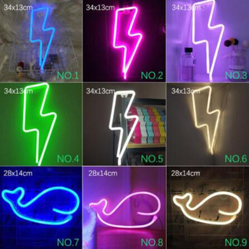 Applique murale LED en néon en forme de planète elliptique, alimentée par batterie, luminaire décoratif d'intérieur, idéal pour une salle de fête