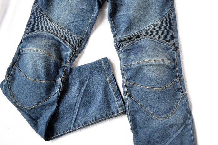 Mode Broek Motorfiets MX Dirt Bike Mountain Fiets Fietsen Broek Casual Jeans Met Pads