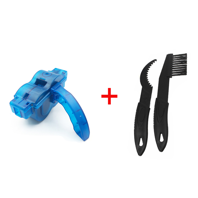 MTB Cycling Bicycle Chain Cleaner Tool Set Portable Tool Kits Brushes Scrubber Set Repair Kits Brushes Scrubber Set Wheel Washer: Brushes Scrubber Set