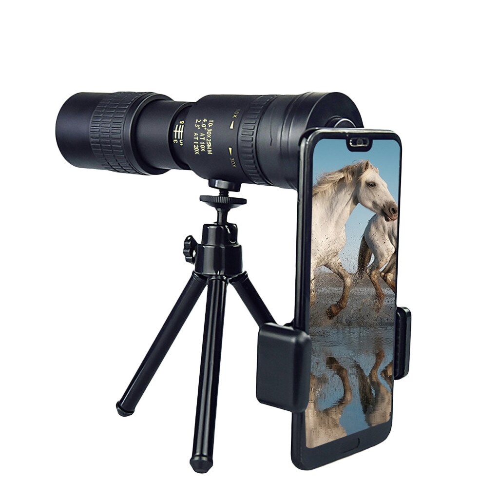 4K 10-30X25mm Super Tele Zoomen monokular Teleskop Tragbare # ps5: A