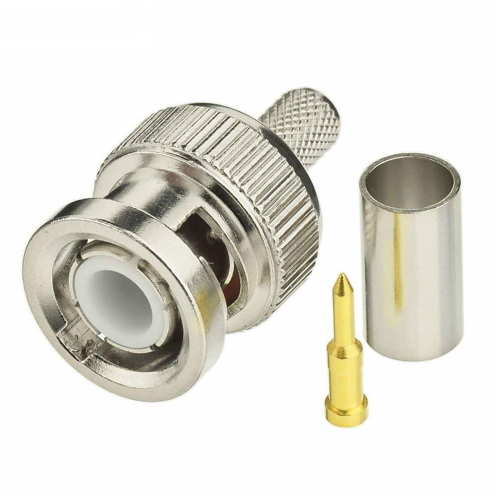 Crimp Type CCTV BNC Connector for CCTV System