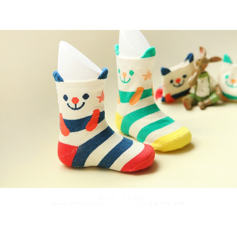 Autumn Spring Cotton Baby Non-slip Children Cartoon Girl Boy Socks 6pair=12pc=lot Character Unisex