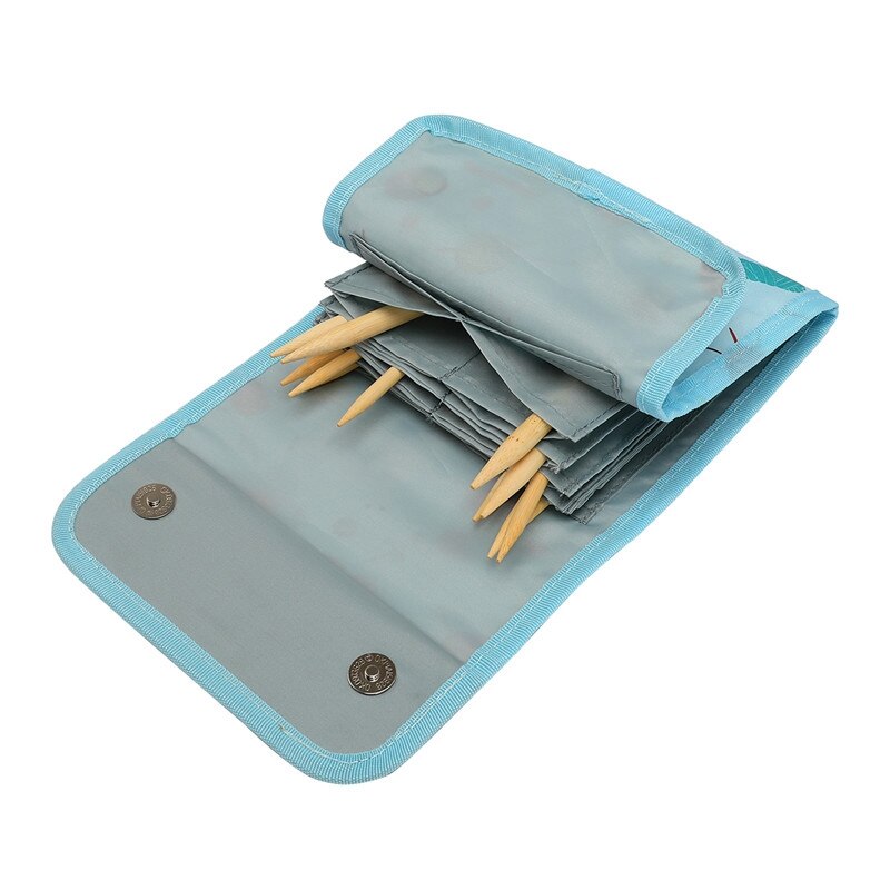 Custodia per ferri da maglia vuota custodia da viaggio Organizer custodia per ferri da maglia circolari e altri accessori borsa