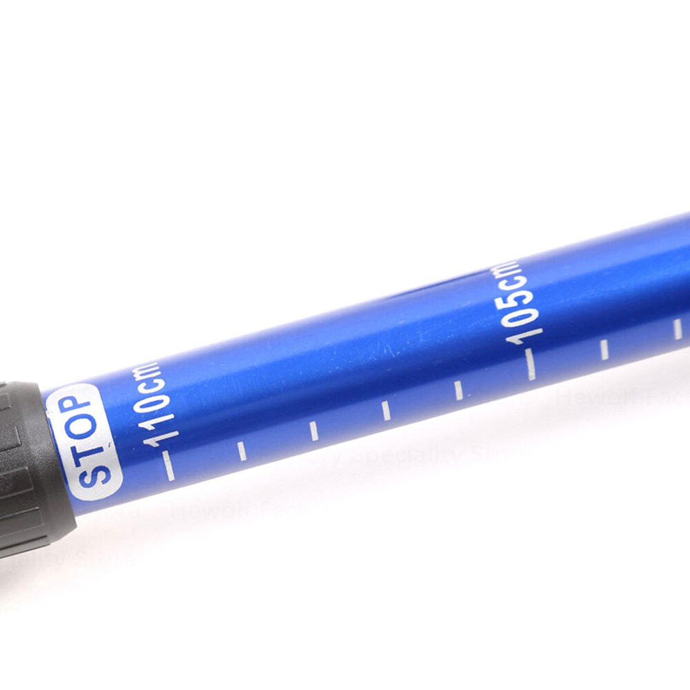 trekking stenger camping utendørs turstokk teleskopiske stokker antiskid støtsikkert håndtak komfortable justerbare stokker