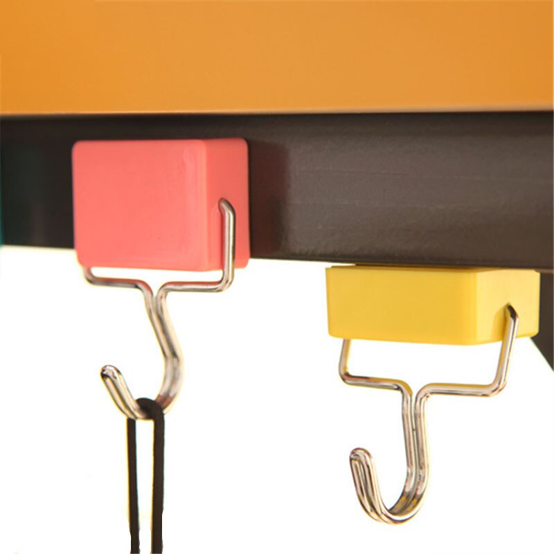NOCM-3x Super Suction Magnetic Hooks Stick Hook Kitchen Refrigerator Powerful Magnet Microwave Refrigerator Hanging Hooks