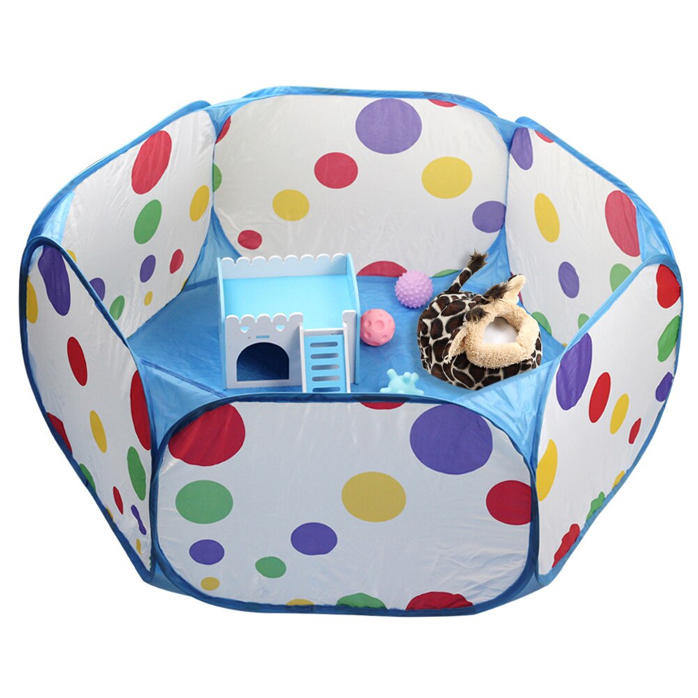 Dog Pet Fence Animal Cage Playpen for Hamster Guinea Pig Portable Folding Safe Guard Indoor Outdoor Dogs Game Playground