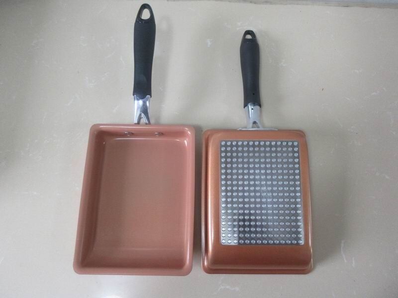 Rectangular Japanese Non-stick Frying Pan Tamagoyaki Non-stick Fry Egg Pan Pancake Pot Kitchen Cooking Tools Coating and Induct: Default Title