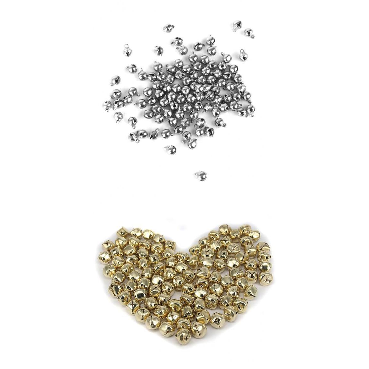 200x Jingle Bells Hanger Bevindingen Charms Wind Chime Voor Ambachten 6 Mm 15 Mm