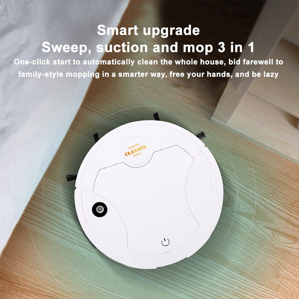 Smart Sweeping Robot 5In1 Sweeping Machine USB Charging with UVC Spray Disinfection Humidifier Home Multifunction Cleaning Tools