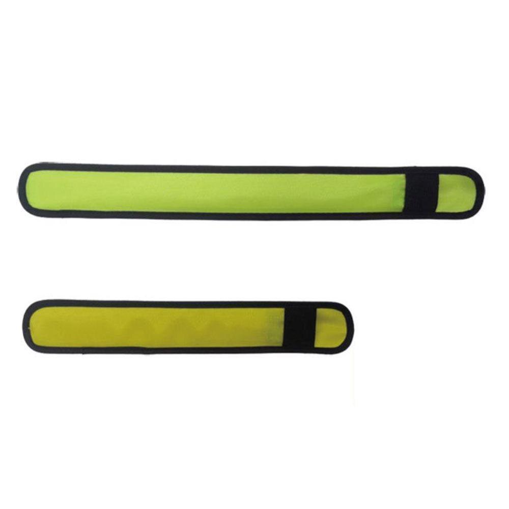 Verstelbare led-sportarm met lichtgevende armband voor nachtelijk hardlopen en dansen: Geel / S