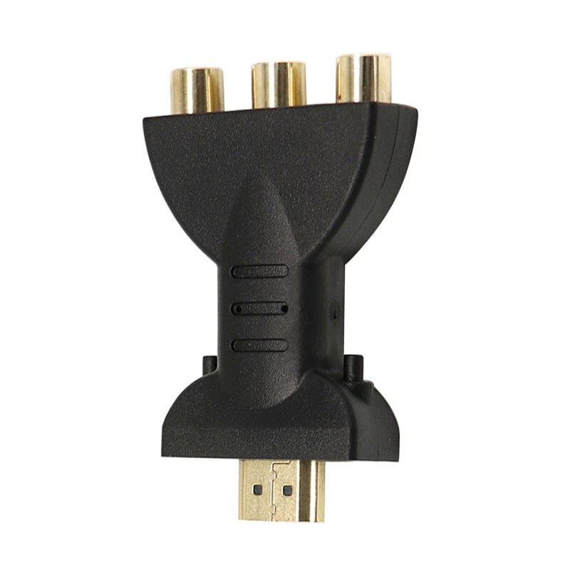 HDMI-compatible To 3 RGB RCA Video Audio Adapters HDMI Male To 3 RCA Video Audio Adapter Color Difference Component Connector