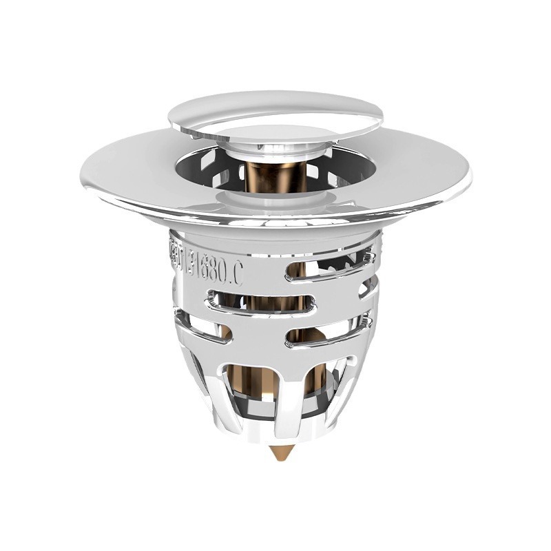 Basin Pop-up Drain Filter Bathroom Sink Plug Stopper Filter Plug Wash Basin Hair Sink Strainer Kitchen Bathtub Stopper