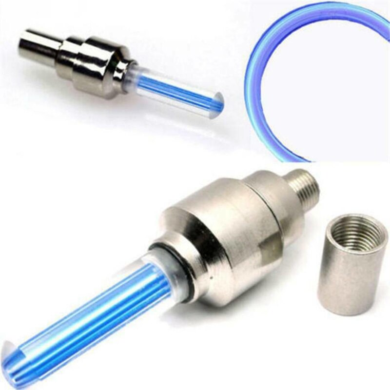 2Stck Neon- Ventil Kappe Farbe Reifen LED Licht Blinkt Licht Reifen Reifen Ventil Ventil Für Fahrrad Motorrad Reifen Reifen licht