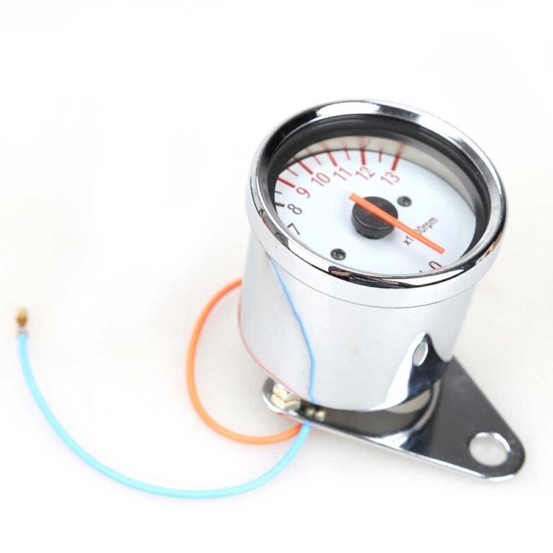 Tacômetro analógico universal para motocicletas, luz noturna de 13000rpm