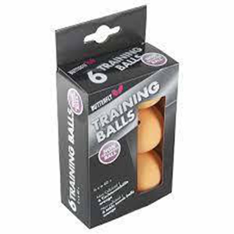 Butterfly 85142 Training 6 pcs Table Tennis Ball