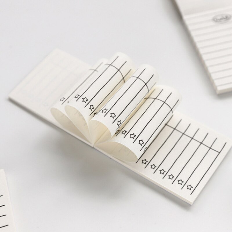 Hand Notebook Small Hand Drawing Ruled Grided Lined 50 Sheet for Office Home Use S55