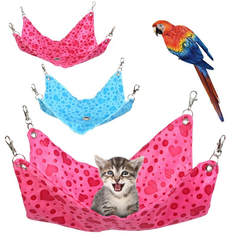 Hart Huisdier Hamster Hangmat Kleine Huisdier Hangmat Hamster Muizen Rat Knaagdieren Opknoping Bed Kleine Dieren Kooi Swing Nest
