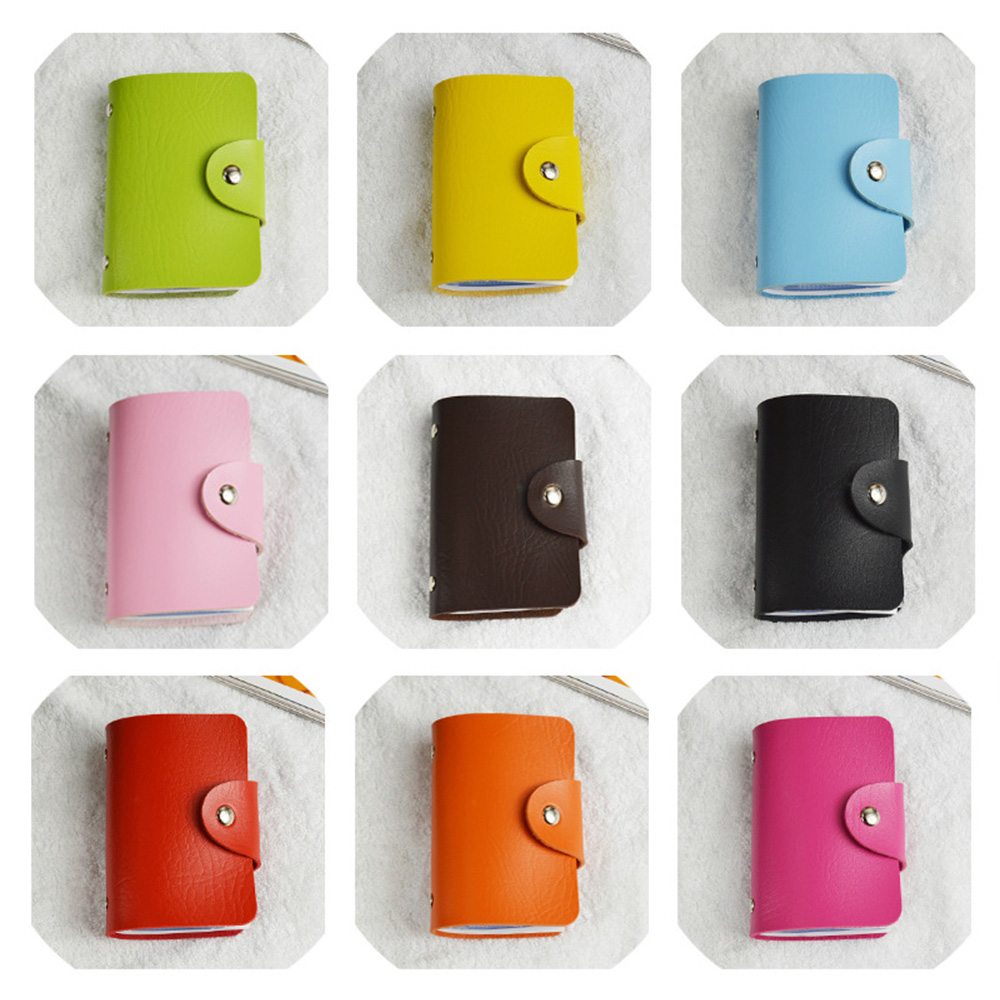 Di modo DELL'UNITÀ di elaborazione di Cuoio Funzione di 24 Bit Della Cassa di carta del Supporto di Carta Delle Donne Degli Uomini di Sacchetto Della Carta Del Passaporto di Credito ID supporto di Carta del Passaporto portafoglio