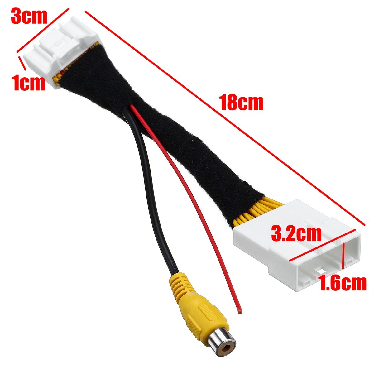 24 pin adapter tilslutningskabel til bakkamera til renault & dacia til opel til vauxhall til clio 4 - op til dokker -up