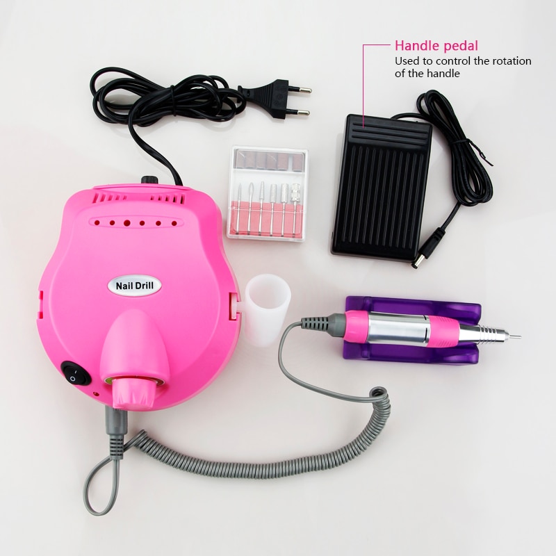 Manicure maskine 30000/20000 rpm elektrisk negleboremaskine manicure skære apparater til manicure og pedicure
