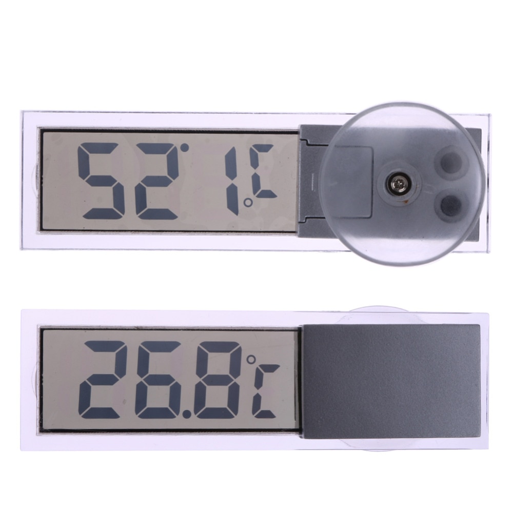 Termómetro Digital con ventana de grados centígrados grados para coche, modelo LCD, modelo Osculum