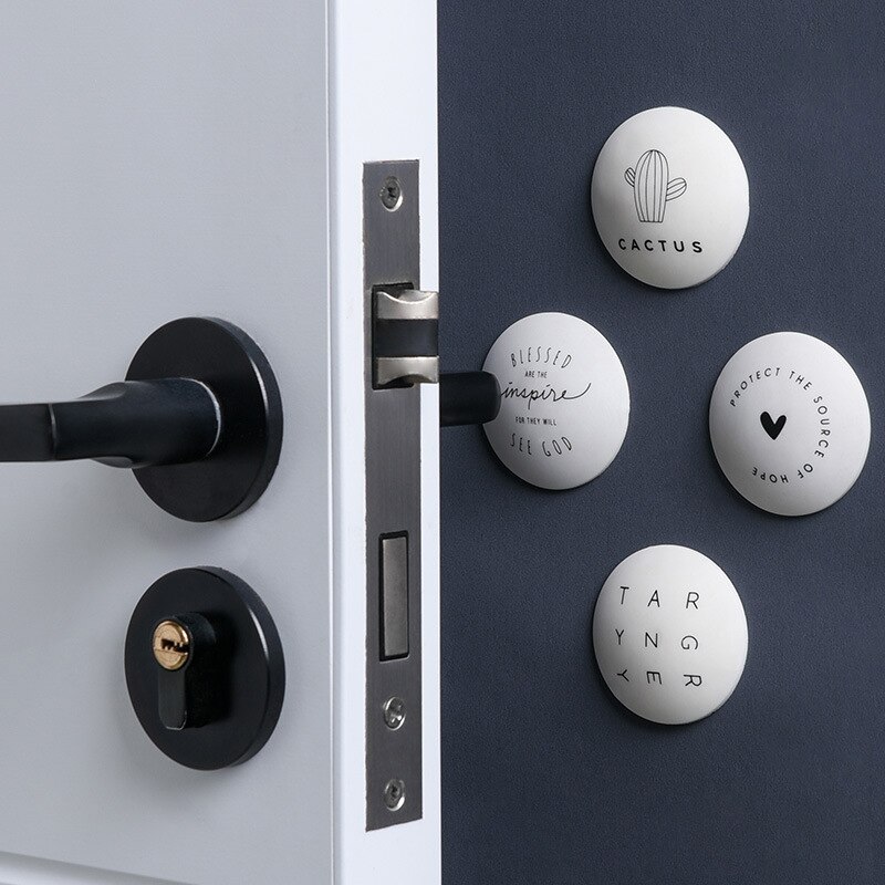 Butoir de protection antichoc pour poignée de porte, 4 pièces