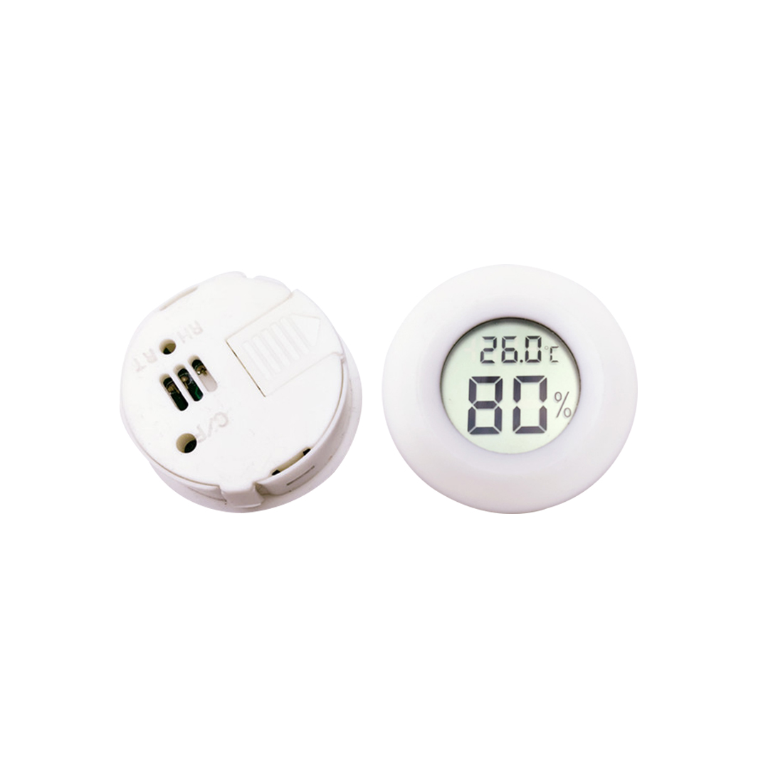 LCD Digital Thermometer Hygrometer Thermostat Kühlschrank Gefrierschrank Tester Temperatur Feuchtigkeit Meter Detektor Thermograph Haustier Auto Auto: Gold