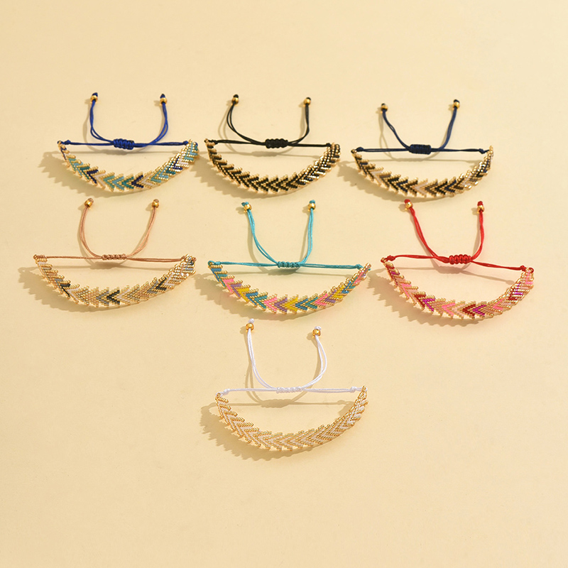 Zhongvi miyuki pulseiras de contas multicamadas sementes de vidro boêmio artesanais joias ajustáveis moda para mulheres e homens