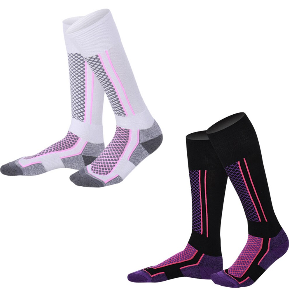 Inverno meias de esqui mulheres/homem meias esportivas engrossar respirável térmica longa neve caminhadas thermosocks adulto meias esportivas