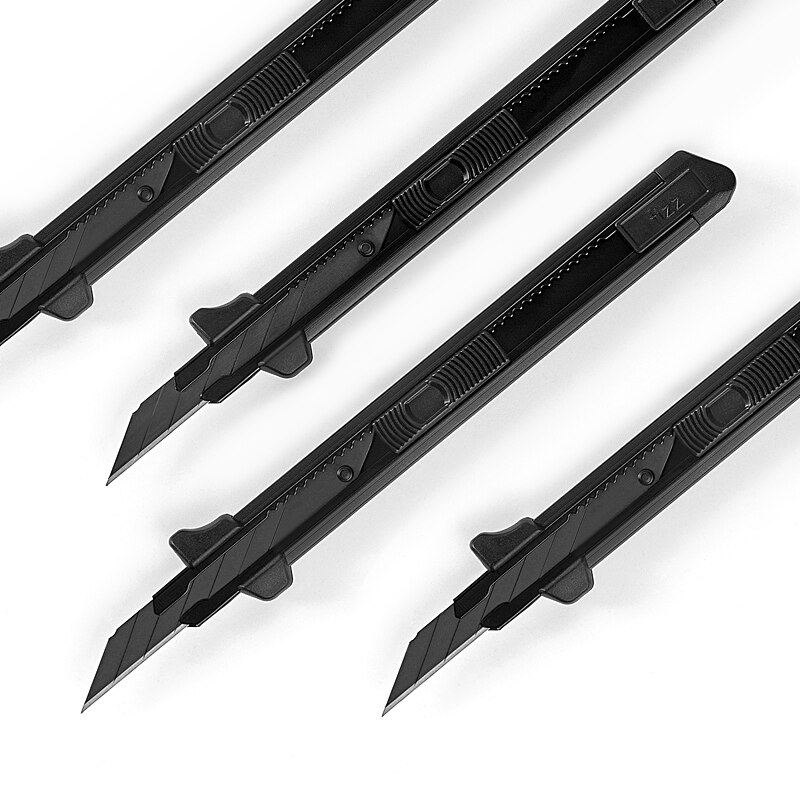 Fizz Office Tool Cutter Knife With Grip High Carbon Steel Art Knife Metal Blade Self-Locking Sharp For Home Office