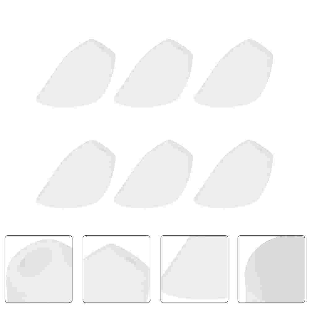 6pcs Household Plastic Lampshade Light Cover Ceiling Light Lamp Cover White: Default Title